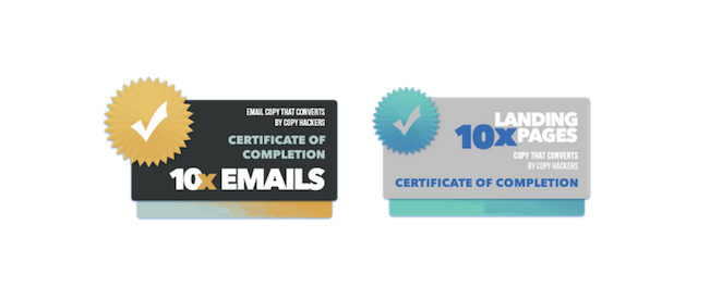 10x Emails certificate