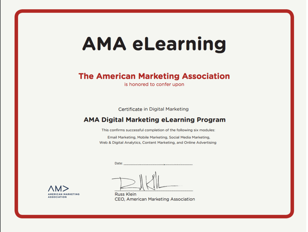 AMA digital marketing professional certificate-1