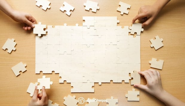 Building an Agile team character is smilar to solving a puzzle