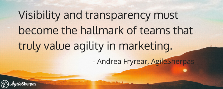 make marketing agile quote