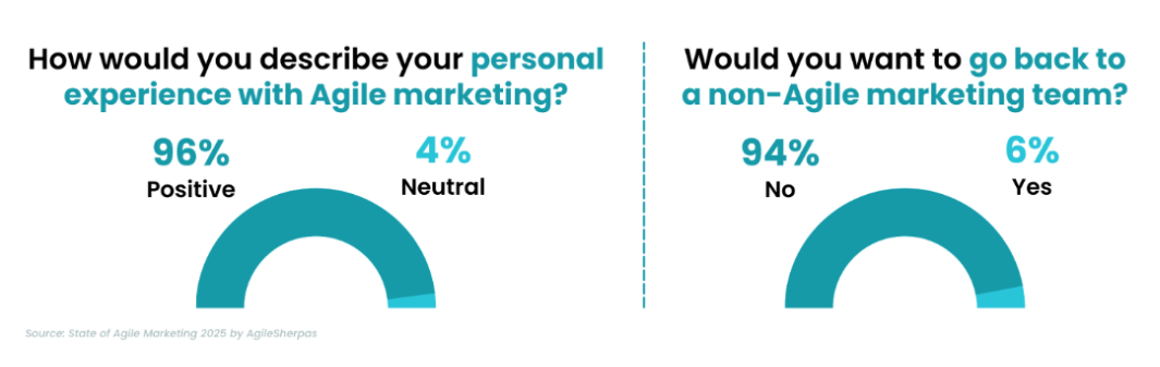 Marketers Experience with Agile in 2025