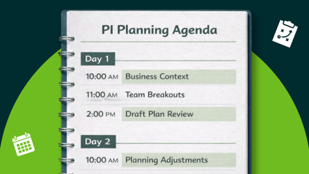PI Planning Agenda