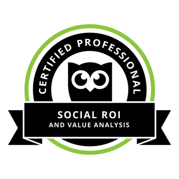 Social ROI certificate