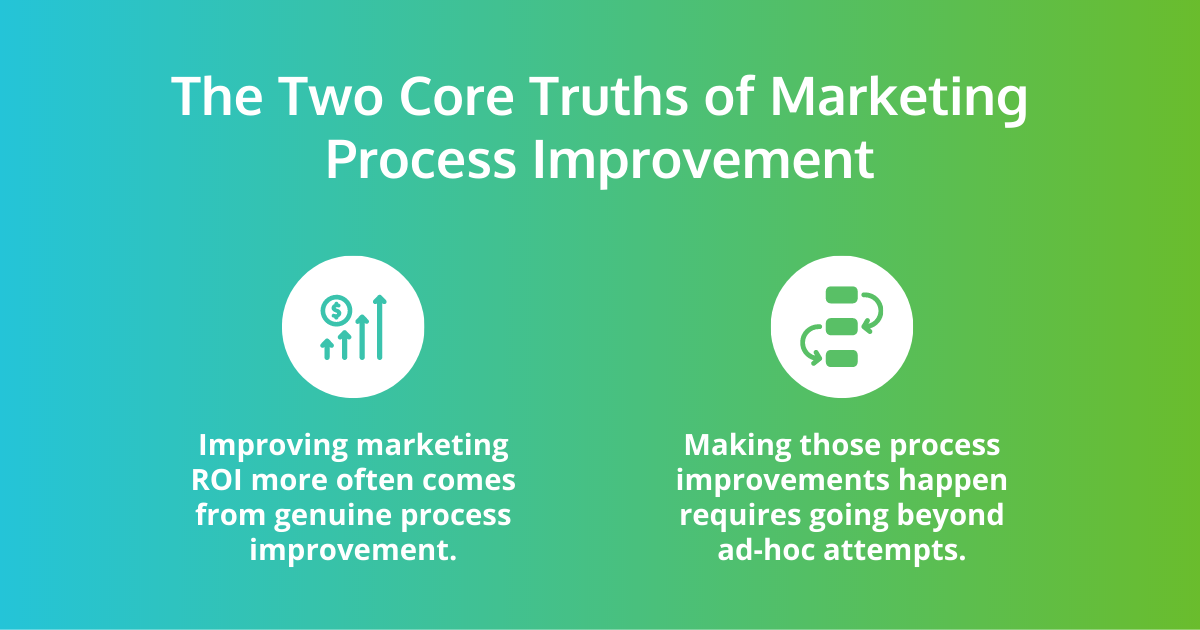Thruths of Marketing Process Improvement