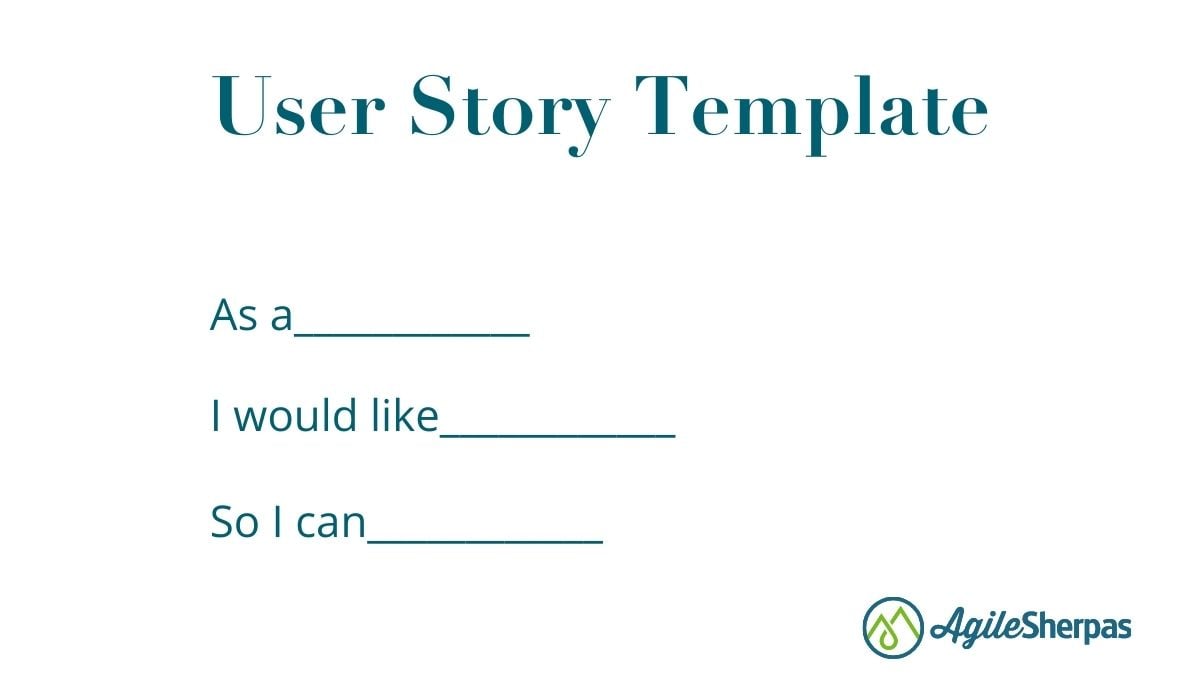 User Story Template