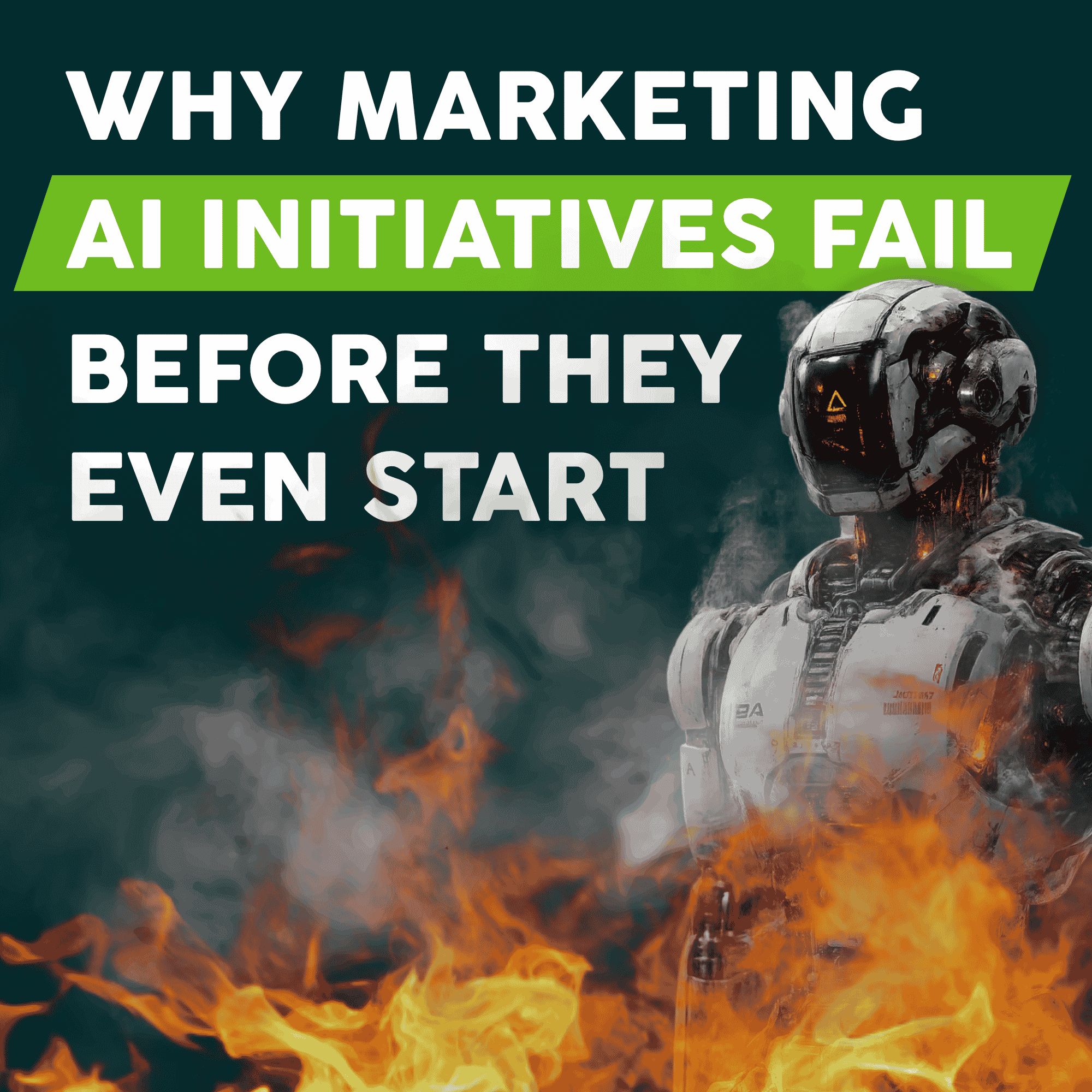 Why Marketing AI Initiatives Fail Before They Even Start - Thumbnail - Ep 33 - HubSpot